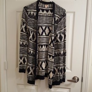 Geometric cardigan